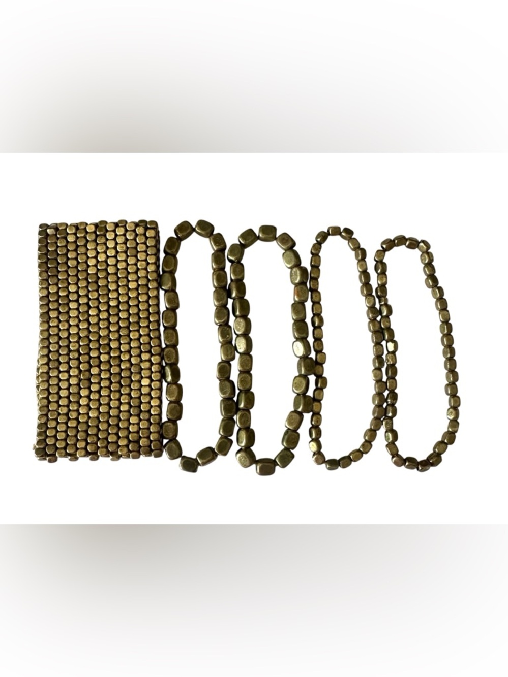 Gold-Tone Beaded Stretch Bracelet Set - Women's Jewelry